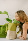 Tote Fique Bicolor Limon/Natural